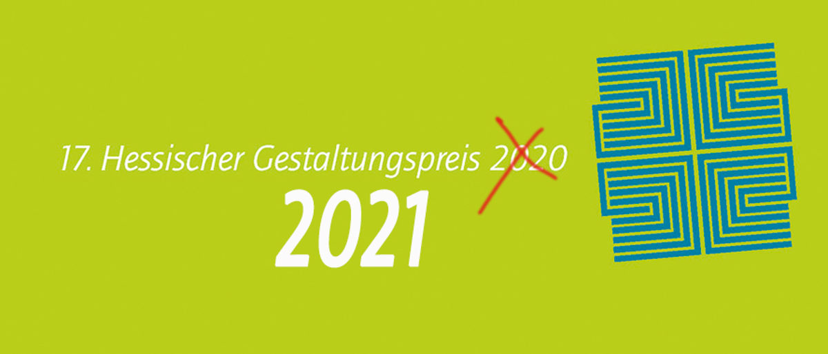 Gestaltungspreis verschoben