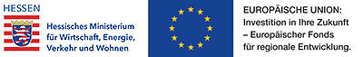 Förderlogo Hessen EU 400